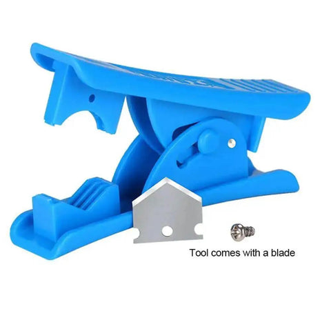 Blue hose cutting tool with blade and screw for Bike Disc Brake Olive Connector And Needle Driver Kit with Cable Pliers