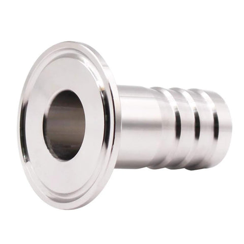 Beduan 1.5 inch tri-clamp to 1 inch barb stainless steel sanitary fitting, Amazon brand ferrule OD 50.5mm