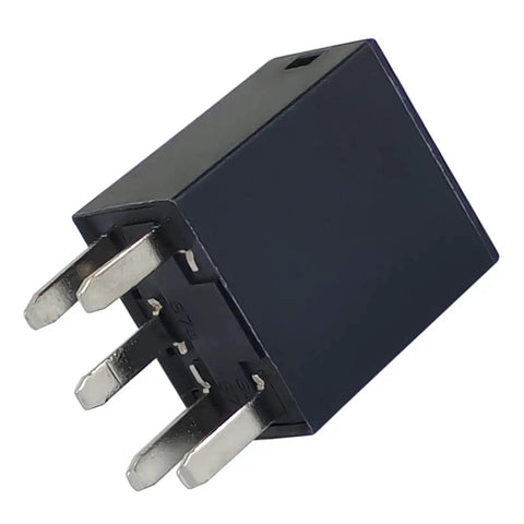 12VDC 35A SPDT Automotive Relay with 5 Pins, ISO 280 Footprint, angled view, for general power use