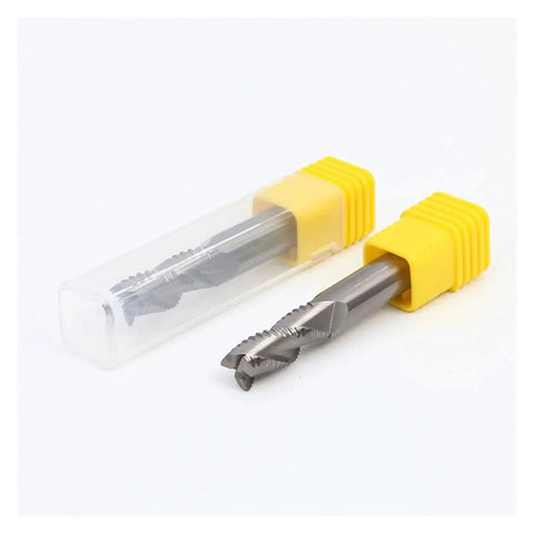 Woodworking Roughing End Mill 50 Degree Aluminum Cutter 3 Flute Carbide Milling Tool D10x75 For Solid Wood MDF Laminate Plywood Acrylic