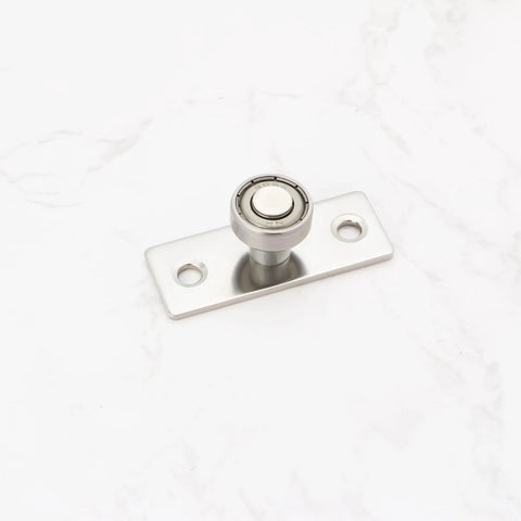 Sliding Door Roller Guide Kit With 17mm Ball Bearing Wheels, Floor Guide And Pulley displayed on a white background
