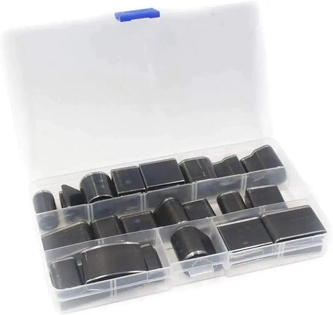 Pro Grade 39 Shape Style Hollow Hole Puncher Leather Tool Mold Punching Die Set with durable alloy steel in plastic storage case