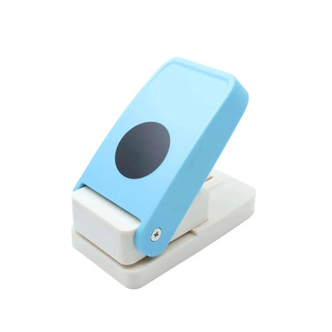 1 Inch Circle Punch Round Craft Lever Handheld Tool For Scrapbooking Cards And Paper Crafting With Dope Candy Color