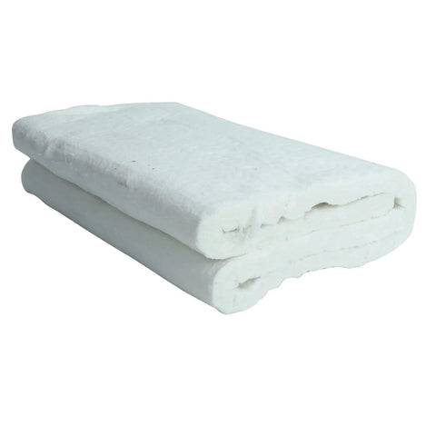 BACLAUGH ceramic fiber insulation blanket, white, 1 in thick, 16 in x 48 in for furnace and stove