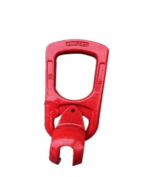 10 Pcs Lifting Ring For Precast Concrete Lifting Clutch One Point Five To Two Point Five Ton Working Load Limit Quick Safe Steel Lifting Clamp Red