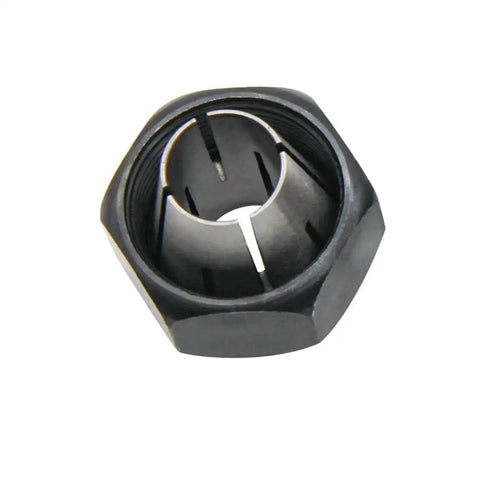 1/2 Inch Router Collet Replacement For Porter-Cable 690 890 Series Routers With Auto-Release Design, steel material, close-up view