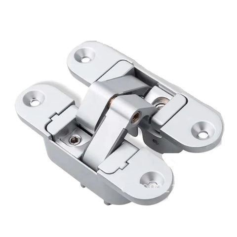 Invisible Three-Dimensional Door Hinge For Wooden Folding Blind Doors, Hidden Concealed Hinge With Cross Shape, 180-Degree Opening
