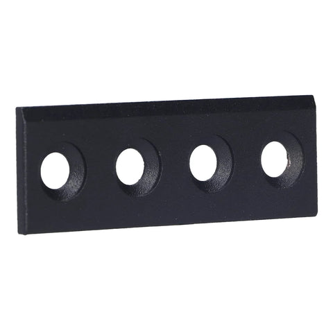 Rock Solid Carbon Steel Barn Door Track Connector Plate For Sliding Doors 8x2.7cm Easy Install Hardware Kit With Screws And Wrench Included