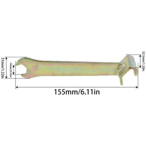 Metal Duct Clamp Wrench For HVAC Manual Tool Universal Flange Pipe dimensions