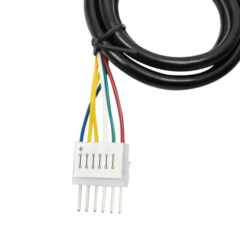 Close-up of wiring and connector for Beefy 110V 120W Electric Gear Motor With Speed Controller 30K Single-Phase High Torque Gear Reducer