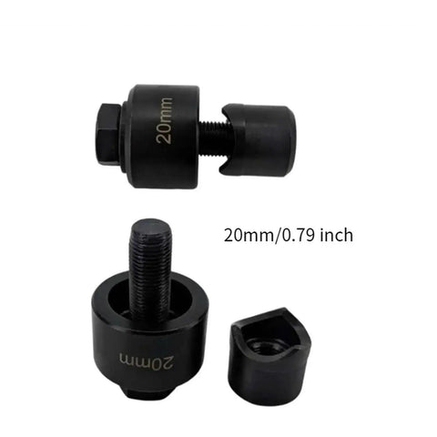 20mm die piece from Three Piece Metal Sheet Knockout Box Hole Cutter Conduit Punch Die Set For Clean Precise Holes Heavy Duty Bearing Steel