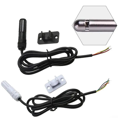 All In One Pro Grade Temperature Humidity And Pressure Sensor I2C Stainless Steel Waterproof Module with wires and mounts