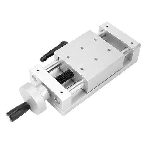 Manual Linear Sliding Table Rail Stage Aluminum Alloy 80x80mm Cross Rail for Milling CNC Precision KA80-1402 Series