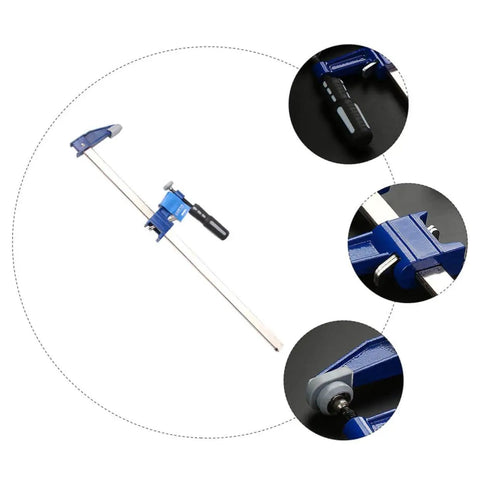 Heavy Duty F Clamp Woodworking Clip Fixture With Quick Release Trigger And Ergonomic Handle for one hand operation
