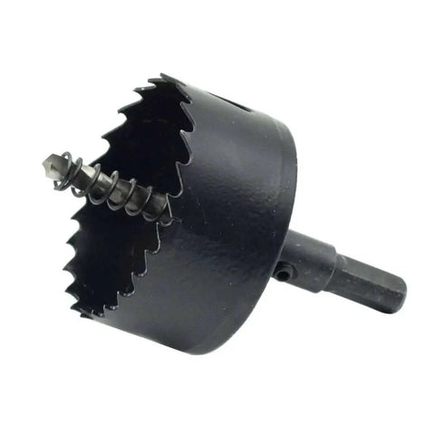 70mm Bi-Metal Hole Saw With Triangular Shank For Wood And Plastic, M42 High-Toughness Drill Bit, 10mm Shank Fits Most Drills