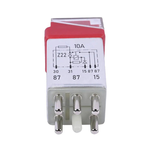 Overload Protection Relay For Mercedes W124 W126 W201 R107 1982 1987 Electric Heat Guard Replaces 1265404745 And 2015400845, front view
