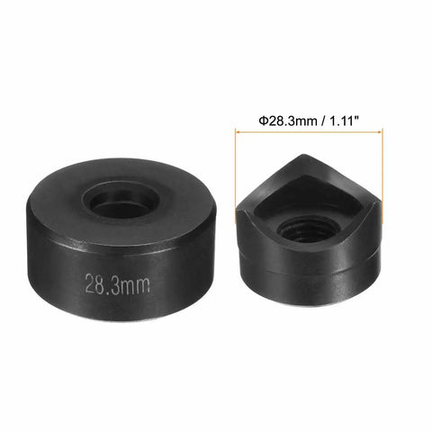 Heavy Duty 28.3mm Sheet Metal Punch Tool Knockout Punch Kit For Steel Plate Stainless Steel Black Finish components
