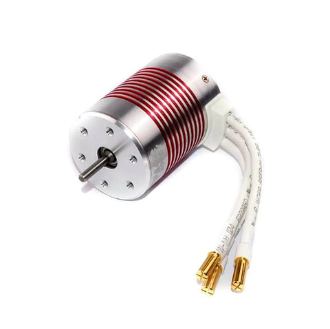 1/10 Scale RC On-Road Car Brushless Motor 3650 5900KV Waterproof 3.175mm Shaft Four Pole Twelve Slot High Torque CNC Machined