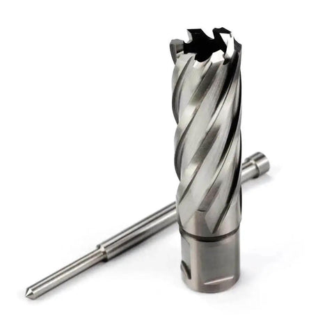 Beefy 13/16 Inch Annular Cutter For Magnetic Drill Press With 2 Inch Cutting Depth And 3/4 Inch Weldon Shank 2 Flat Pilot Pin