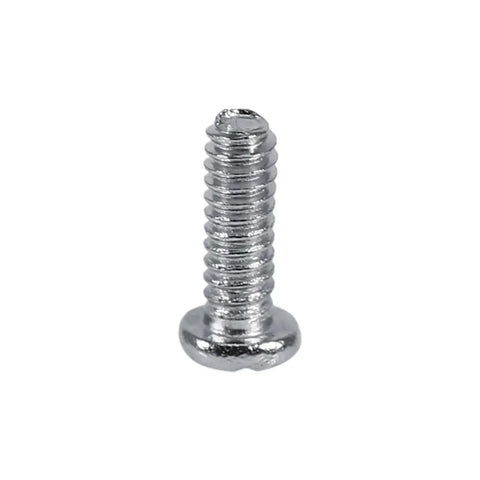 Close-up of a single stainless steel screw from the 600 Piece Mini Screws And Nuts Assortment Kit With 12 Kinds M1 To M1.6 For Watches And Glasses Repair, Easy Grab And Go Portable Storage Box Included Today.