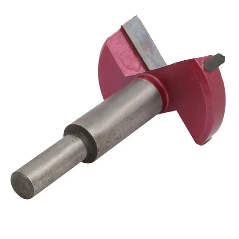 Powerful 53mm Hinge Boring Bit With 10mm Drill Hole Heavy Duty Metal Cutter For Precise Woodworking Quick Setup Durable Silver Purple Finish
