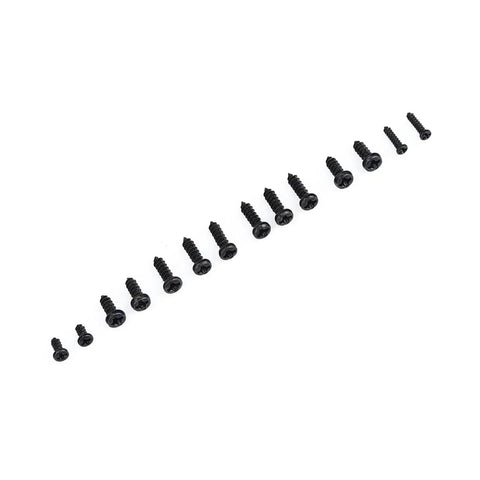 1000Pcs Small Cross Head Self Tapping Screws Assortment Kit M1 M1.2 M1.4 M1.7 Handy Fix It Kit, screws displayed in various sizes