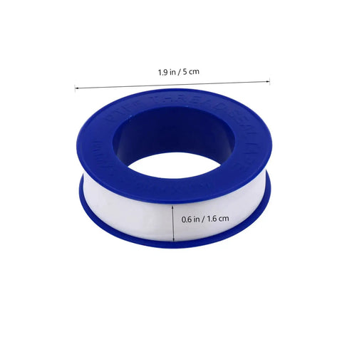 Roll of PTFE Thread Seal Tape For Plumbing High Temp Durable Leak Sealant For Pipes Easy To Use At Home Or Industrial Jobs