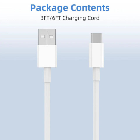 USB A to USB C Charging Cable 2 Pack 3ft 6ft for iPhone 15 16 17 Pro Max showing USB-A and USB-C connectors