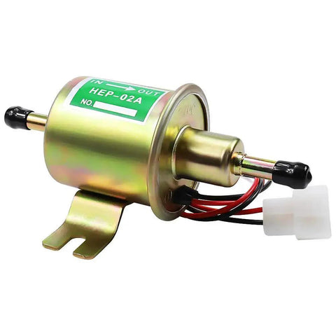 12V Inline Fuel Pump For Lawn Mower And More Low Pressure Transfer Pump Two Point Five PSI 30 GPH Universal Fit View