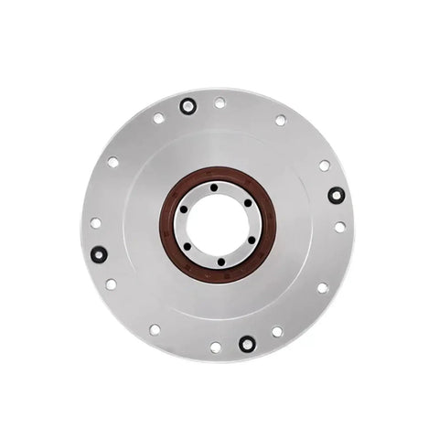 Front view of Compact Harmonic Drive Reducer with Strain Wave Gear 50 80 100 Ratio 80 to 1 HST32 III, showing circular design and bolt holes.