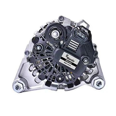 Front view of OE Replacement Alternator For Hyundai Genesis Coupe 2010 2011 2012 2.0L With Pulley 373002C110 11A1085