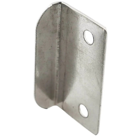 Angled Drawer Lock Strike Plates 21x39x9mm 10 Pack For Cabinets And Kitchen Drawers, Rust Proof And Wear Resistant, side view