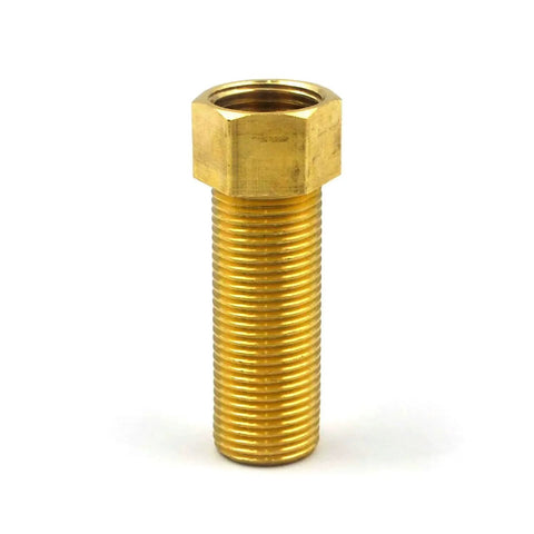 Five Pack Half Inch Brass Extension Adapter Set With Half Inch Male To Female Nipple Fittings Hex Bushing Converter For Plumbing