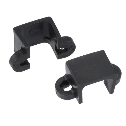 4 Pack Motor Mounting Bracket Kit With Screws And Nuts For N20 And N30 Geared Motors Black ABS Plastic Durable Lightweight And Easy To Install