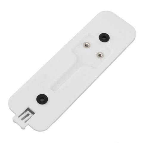 White Video Doorbell Back Plate Replacement, lightweight durable plastic for easy install, compatible with most models, front view