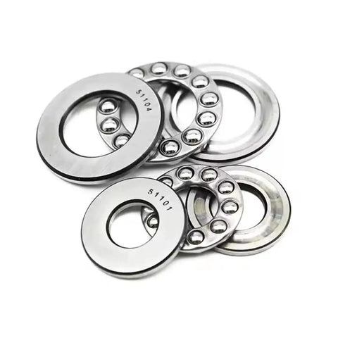 2 Pack 51101 Thrust Ball Bearings For Plane Axial Use Chrome Steel AISI 52100 With Brass Cage and precision design