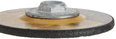 Side view of Premium General Purpose Metal Grinding Wheel For 4 1/2 Inch Discs 4 1/2 Inch By 1/4 Inch By 5/8 Inch With Aluminum Oxide Grain
