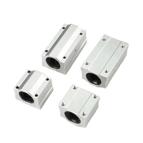 4 Piece Linear Bearings Kit Featuring SCS8UU SCS10LUU SCS16UU SC6 12 13 16 20 25 30 Motion Slide Ball Bearing Units for CNC and 3D printing