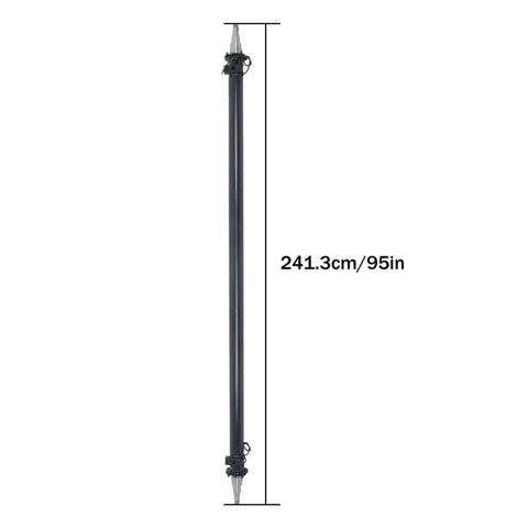 Side-view Thomletha trailer axle beam with 95in hub face and 80in spring center