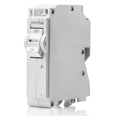 30 Amp 1 Pole Plug On Circuit Breaker Thermal Magnetic 120 Volt For Load Center With Color Indicator Handle And Easy Wiring LB130T