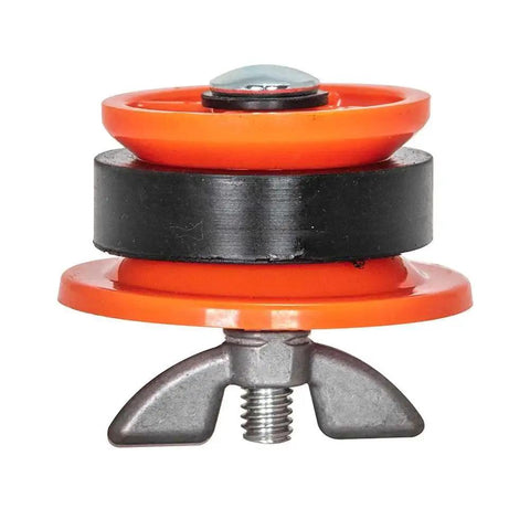 2 Inch IPS Mechanical Test Plug With Screw And Zinc Nut ABS Plastic Toilet Drain Plug for plumbing testing and sealing