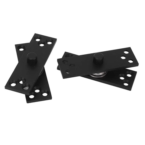 Heavy Duty Hidden Door Hinge Set 360 Degree Coaxial Pivot For Wood Aluminum And Glass Doors Stainless Steel 220 Lbs Load Capacity