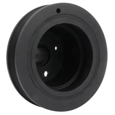Harmonic Balancer Crankshaft Belt Drive Pulley Beefed Up Fits Ford Aerostar 1990 To 1997 Ranger 1990 To 2000 black pulley close-up