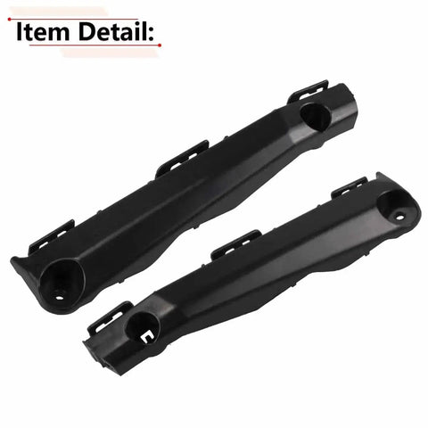 Front Bumper Bracket For Toyota Camry 2012 2013 2014 Left Right 52536-06120 black plastic pair