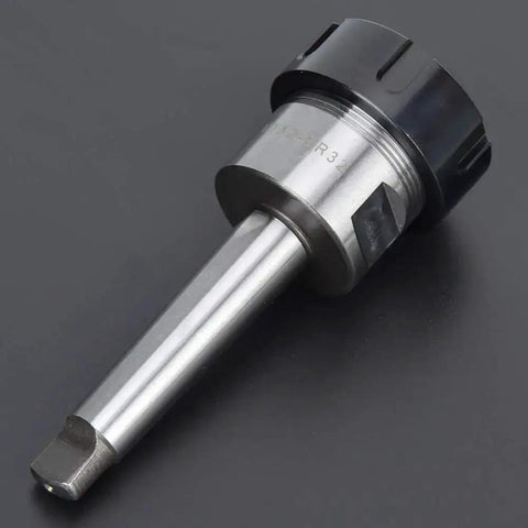 MTA2 ER32 High Speed Steel Collet Chuck Holder For CNC Lathe Milling Drilling Machines With Taper Shank, side view