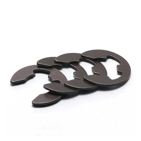 External E Clips Retaining Rings Set In Spring Steel For Shafts DIN6799 65Mn Bulk Pack Heavy Duty C Clip M1.2 To M24 Sizes