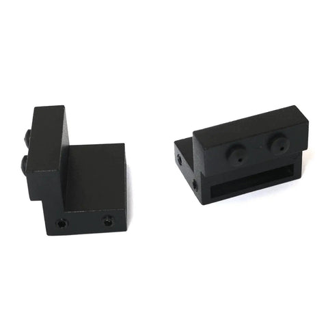 2 Pieces Barn Door Limiter Stop With Wrench Hardware Accessories Pulley Guides Aluminum Track Limiters for sliding doors
