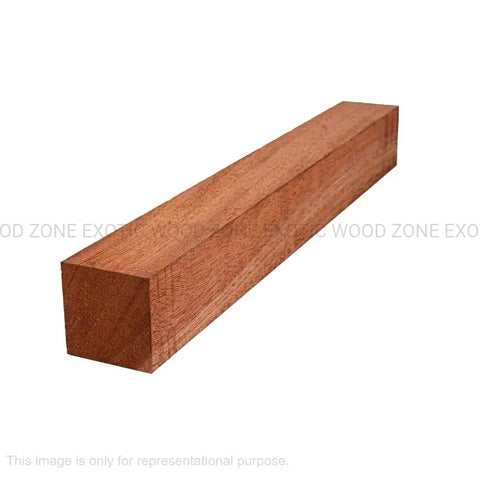 African Mahogany Turning Blank For Woodturning 1 In X 1 In X 18 In Kiln Dried Hardwood For Lathe Work Carving And DIY Projects With Consistent Grain By Exotic Wood Zone