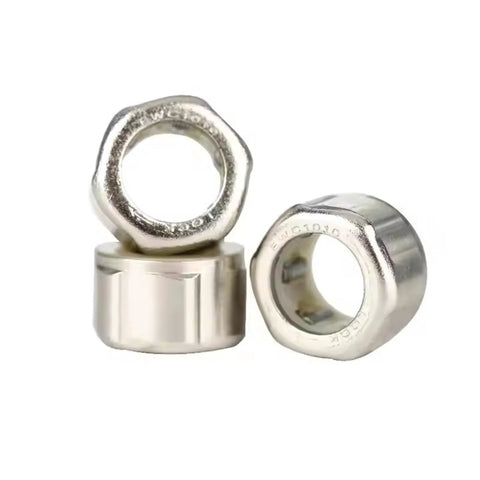 Two EWC1209 one-way needle roller clutch bearings, size 12x18x9 mm, stainless steel, Amazon BISS.