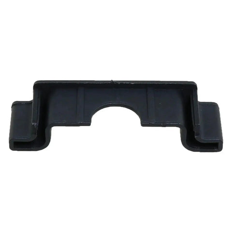 Anti Cut End Cap Protector For 35mm DIN Rail Black Pack Of 30 Terminal Block End Mounting Insulated Plastic End Caps Front View